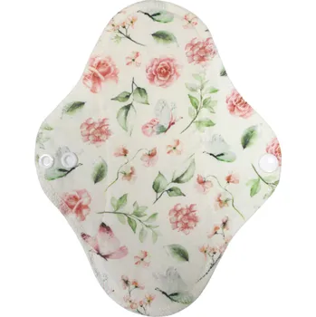 Menstruační vložka Breberky Slipová vložka (Bavlněné froté s PUL) - Motýlí vábení (bavlněný úplet)