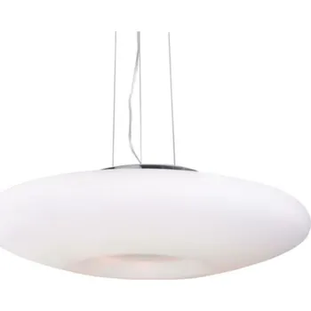 AZzardo PIRES závěsné svítidlo 4x E27 60W bez zdroje 60cm IP20, chrom/bílá