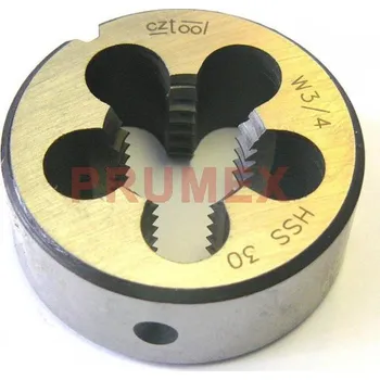 Závitořezný nástroj Závitová kruhová čelist HSS, Whitworthuv závit, 223211, W1/4 /241 140/