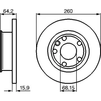 Brzdový kotouč Brzdový kotouč BOSCH 0 986 478 547