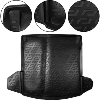 Vana do kufru Pryžová 3D vanička se zvýšeným okrajem do zavazadlového prostoru SKODA FABIA II HATCBACK