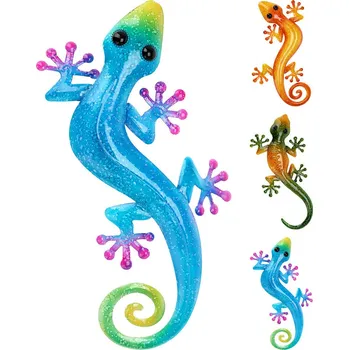 Zahradní dekorace dekorace zahradní JEŠTĚRKA 46x23x2cm kov, mix 3 druhy