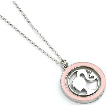 Módní doplněk Náhrdelník s točící se siluetou Barbie