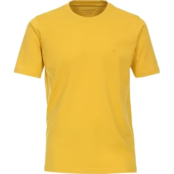 Pánské tričko Casa Moda 3XL - 7XL krátký rukáv žlutá Casa Moda ODE-CAS-004200-554 - 7XL