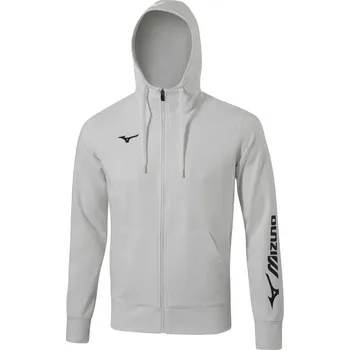 Pánská mikina Pánská mikina Mizuno Mizuno Terry FZ - Grey Melange Velikost: 4XL