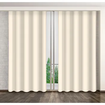 Sprchový závěs Jednobarevný závěs krémový ZMA5 Rozměr závěsu: 160x270cm