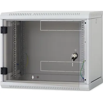 Rozvaděč TRITON Nástěnný rack RUA 6U/600mm odn.boč+plech.dv.černý RUA-06-CS6-BAX-A1