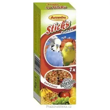 Krmivo pro ptáka Avicentra tyčinky andulka - ovoce+med 2ks