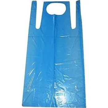 Pracovní zástěra Jednorázová zástěra, modrá, 80 x 125 cm, 100 ks/bal.