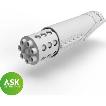 Plastikový model ASK 1/48 A-10 Thunderbolt II - GAU cannon head with cover rec. for GWH