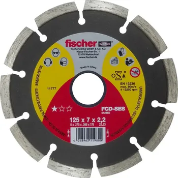 Řezný kotouč Kotouč diamantový řezný fischer FCD-SES 115x2,0x22,2