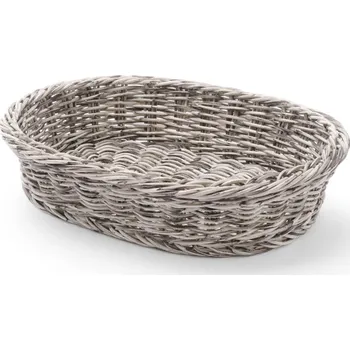 Hendi 426647 Košík na pečivo oválný, Světle šedá,