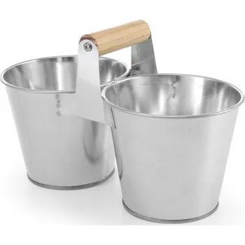 Hendi 425954 Dva kbelíky s rukojetí,