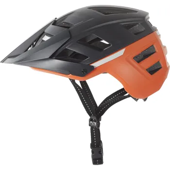 Cyklistická přilba CRIVIT Cyklistická helma MTB (černá/oranžová, vel. M/L)