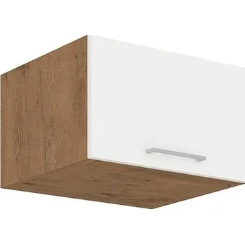 Horní skříňka Woodline 60 NAGU-36 1F, Barva: Dub lancelot / bíly lesk MIRJAN 5902928816365