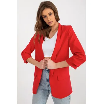 Dámský kostýmek ItModa Dámské sako Mona červené Velikost: M