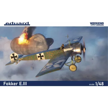 Plastikový model Eduard 1/48 Fokker E.III (Weekend)