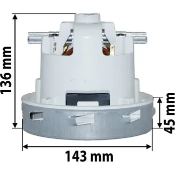 Ametek Sací motor turbína Domel 1200W/230V, 136x143x45 pro vysavače
