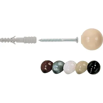 Hmoždinka Zarážeč dveří fischer TS 8 (sada 10ks) bílá