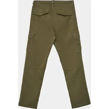 Jack & Jones Junior Kalhoty z materiálu Harlow 12261033 Zelená Loose Fit 146