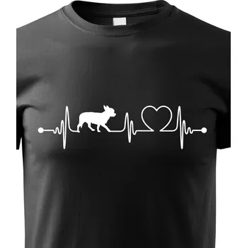 Chlapecké tričko Dětské tričko Čivava tep, Barva Černá, Velikost 158 cm/12 roků, Canvas Dětské tričko Bezvatriko.cz 1053 - 1x bila