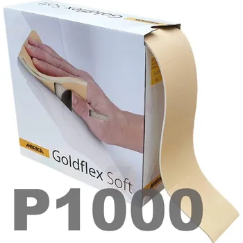 Brusný papír Mirka Goldflex Soft P1000 115x125mm 200 utržků