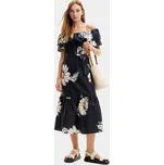 Desigual Letní šaty Georgeo 24SWVW02 Černá Regular Fit XS