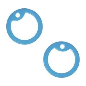 Vojenské psí známky ARMÁDNÍ ORIGINÁL US ARMY Gumička (tlumítka) silikonová k U.S. DOG TAGS světle modrá 1ks