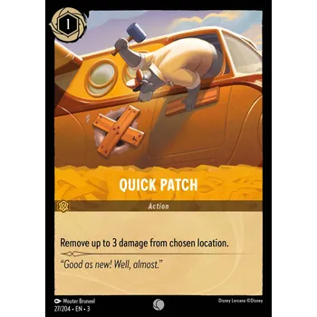 Karetní hra Quick Patch 027/204 - Into the Inklands Typ karty: Foil