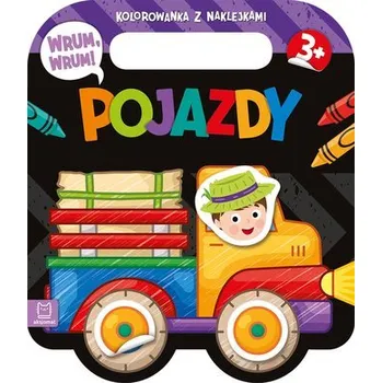 První čtění Wrum, wrum! Pojazdy. Kolorowanka z naklejkami - Bator Agnieszka