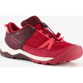 Pánské tenisky QUECHUA Dívčí turistické boty na rychlovázání Crossrock 35-38 35 FIALOVÁ|ČERVENÁ