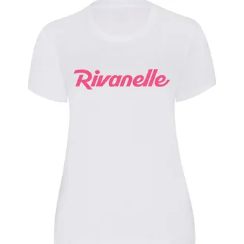 cyklistický dres RIVANELLE Cyklistické triko s krátkým rukávem - CREW - bílá