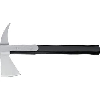 Sekera FOX knives FX-MIR115/2 VVF Fire Brigade Axe sekera 7,2 cm, jasanové dřevo, kožené pouzdro