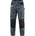 Kalhoty pracovní do pasu CXS STRETCH camouflage modrá 54