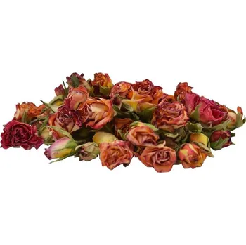 Jedlá dekorace na dort Sugar and Cakes ROSIE ROSE - SUŠENÉ KVĚTY RŮŽE "SUNSET MIX" 40g