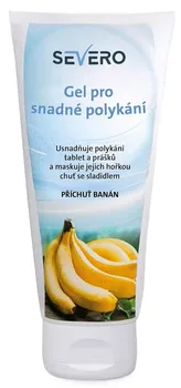 Přírodní produkt Severo Gel pro snadné polykání banán