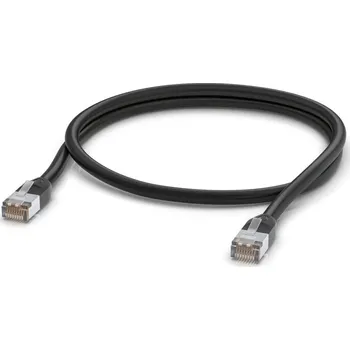 Síťový kabel Ubiquiti UACC-Cable-Patch-Outdoor-1M-BK, Venkovní UniFi patch kabel, 1m, Cat5e, černý UACC-CABLE-PATCH-OUTDOOR-1M-BK