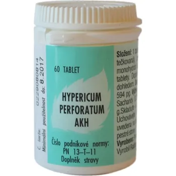 AKH Hypericum perforatum 60 tbl. Homeopatikum AKH Hypericum perforatum 60 tbl.