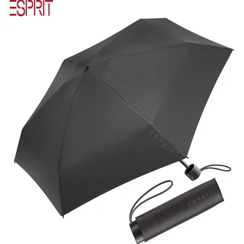 Deštník Dámský černý skládací deštník Petito black 57401