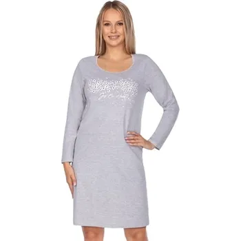 Dámská noční košile Dámská noční košile 111/34 REGINA šedá melír XL