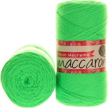 Příze Neon Macrame 004 zelený neon