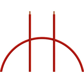 RC vybavení Kabel silikon 6.0mm2 1m (červený)