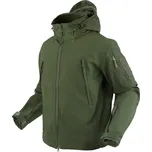 Bunda Condor Outdoor Summit SOFTSHELL ZELENÁ - XXL + doprava zdarma