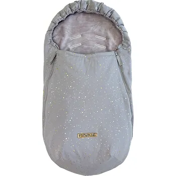 Fusak PinkieOriginals Pinkie fusak Shine Gold Grey-lehkýdírky k prostřižení a provlečení 4298