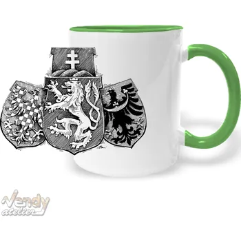 Hrnek - znak Československé legie Barva: Zelená