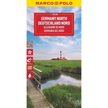 MARCO POLO Reisekarte Deutschland Nord 1:550.000