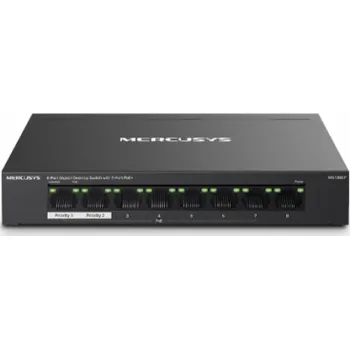 Switch MERCUSYS switch MS105GP (5xGbE,4xPoE+,65W,fanless)