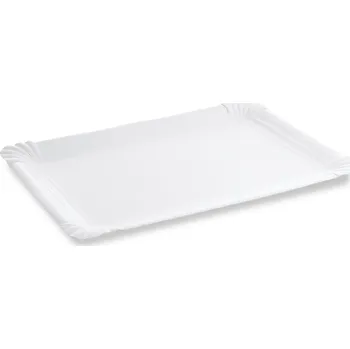 Jednorázové nádobí Papírový tácek (PAP-Recy) bílý 21 x 29 cm `č.7` 125 ks