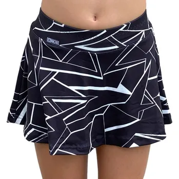 Dívčí šaty Dámská sportovní sukně černobílá - M