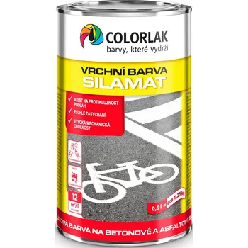 barva na beton Colorlak Silamat S 2819 Varianta: Colorlak Silamat S 2819 - C0100 bílá 9 L